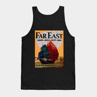 Imperial Airways Travel to the Far East Print Tank Top